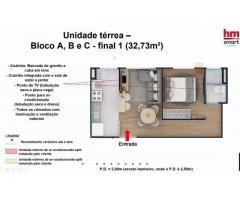 Apartamento no HM Smart Extrema em Extrema - MG