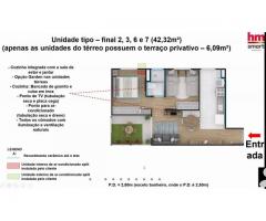 Apartamento no HM Smart Extrema em Extrema - MG