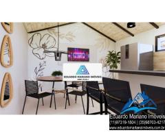 Chalé no Camping El Sombrero em Vargem SP