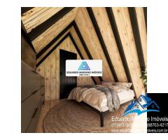 Chalé no Camping El Sombrero em Vargem SP