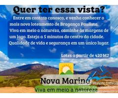 Lançamento terrenos no Residencial Nova Marina em Bragança Paulista SP