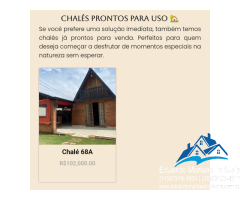 Chalé no Camping El Sombrero em Vargem SP