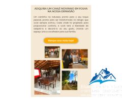 Chalé no Camping El Sombrero em Vargem SP