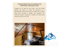 Chalé no Camping El Sombrero em Vargem SP